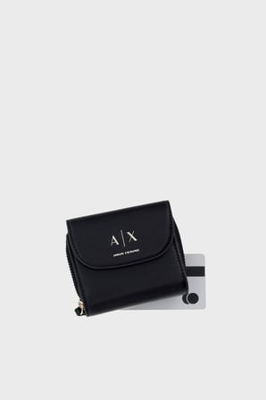 Armani Exchange Logolu Cüzdan Kadın CÜZDAN XW003312 AF19902 UC001 SİYAH