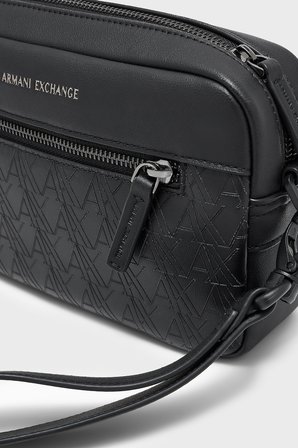 Armani Exchange Tek Saplı Logolu Çanta Erkek ÇANTA XM003583 AF26662 UC001 SİYAH