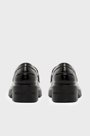 Armani Exchange Deri Makosen Ayakkabı Kadın AYAKKABI XW003095 AF11912 UC001 SİYAH