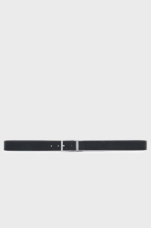 Armani Exchange Deri Logolu Kemer Erkek KEMER XM003188 AF26723 MC028 SİYAH-GRİ