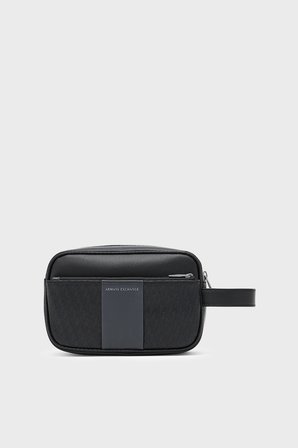 Armani Exchange Logolu Tek Saplı Çanta Erkek ÇANTA XM003601 AF26691 MC028 SİYAH-GRİ