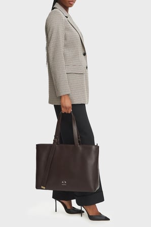 Armani Exchange Logolu Ayarlanabilir Askılı Çanta Kadın ÇANTA XW002988 AF19902 U6032 KAHVE