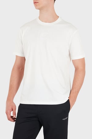 Armani Exchange Pamuklu Regular Fit Bisiklet Yaka T Shirt Erkek T SHİRT XM003023 AF10358 U0009 BEYAZ