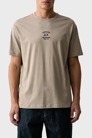Armani Exchange Pamuklu Regular Fit Bisiklet Yaka T Shirt Erkek T SHİRT XM003023 AF10358 U6161 HAKİ
