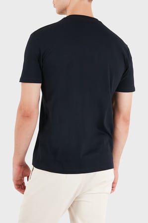 Armani Exchange Pamuklu Regular Fit Bisiklet Yaka T Shirt Erkek T SHİRT XM003023 AF10358 UB101 LACİVERT