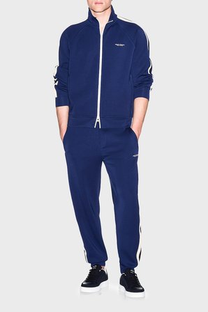Armani Exchange Logolu Dik Yaka Fermuarlı Sweat Erkek SWEAT XM002892 AF19936 UB095 MAVİ