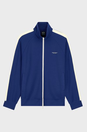 Armani Exchange Logolu Dik Yaka Fermuarlı Sweat Erkek SWEAT XM002892 AF19936 UB095 MAVİ
