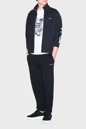 Armani Exchange Modal Kumaş Logolu Regular Fit Fermuarlı Sweat Erkek SWEAT XM002892 AF19936 UB101 LACİVERT