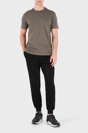 Armani Exchange Pamuklu Regular Fit Bisiklet Yaka T Shirt Erkek T SHİRT XM001281 AF10361 U6125 KAHVE