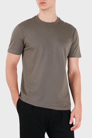 Armani Exchange Pamuklu Regular Fit Bisiklet Yaka T Shirt Erkek T SHİRT XM001281 AF10361 U6125 KAHVE
