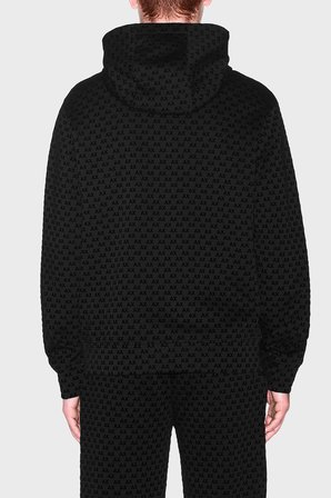 Armani Exchange Logolu Pamuklu Regular Fit Kapüşonlu Sweat Erkek SWEAT XM002903 AF10818 UC001 SİYAH
