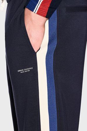 Armani Exchange Regular Fit Lastikli Paça Jogger Pantolon Erkek PANTOLON XM002893 AF19936 UB101 LACİVERT
