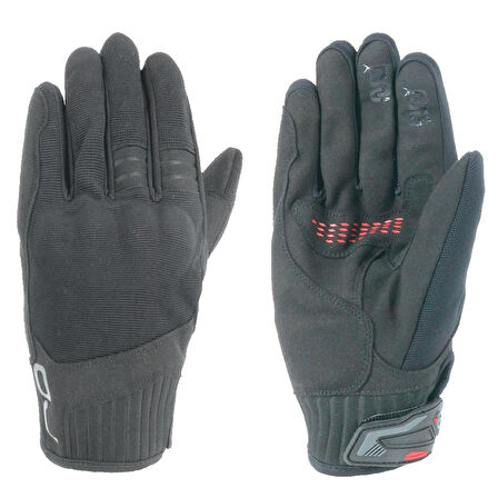 OJ LEVER SİYAH KORUMALI MOTOSİKLET ELDİVENİ M