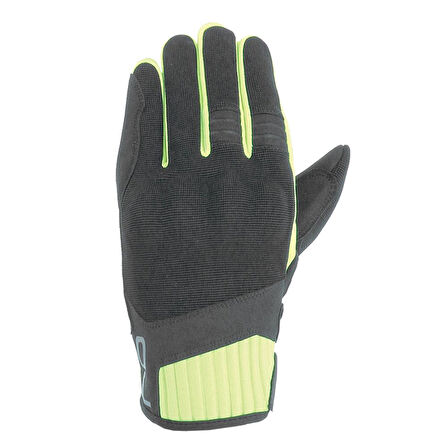 OJ LEVER SİYAH/SARI KORUMALI MOTOSİKLET ELDİVENİ S