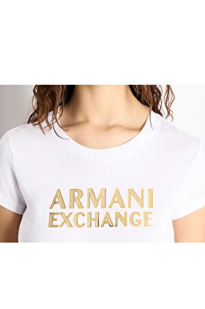 Kadın Bisiklet Yaka T-Shirt-Beyaz | S