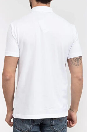 Erkek Armani Exchange Polo Yaka T-Shirt - Beyaz | XXL