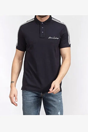 Erkek Armani Exchange Polo Yaka T-Shirt - Lacivert | S