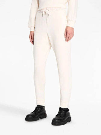 Kadın Logo Detaylı Eşofman Altı-Pudra | L