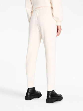 Kadın Logo Detaylı Eşofman Altı-Pudra | L