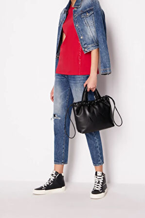 Kadın Bisiklet Yaka T-Shirt | S