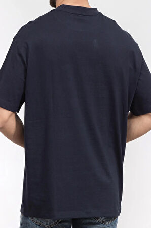 Erkek Armani Exchange Bisiklet Yaka T-Shirt - Lacivert | M