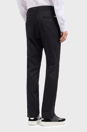 Armani Exchange Pamuklu Regular Fit Yüksek Bel Düz Paça Pantolon Erkek PANTOLON 8NZP20 ZN1RZ 1200 SİYAH