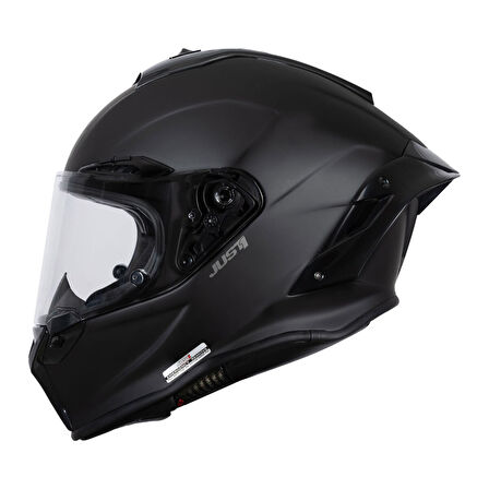 Just1 J-GPR F Kapalı Motosiklet Kaskı Siyah