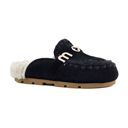 Kadın Terlik/ Panduf ( Ev ) MU.FW431000A BKBK Mou WINTER BIO SLIDE - LOGO Black