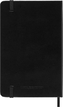 Moleskine 12 Ay Günlük Ajanda Cep Boy 9x14 cm Sert Kapak Siyah