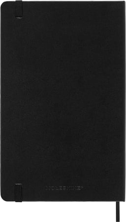 Moleskine 12 Ay Haftalık Ajanda L Boy 13x21 cm Sert Kapak Siyah