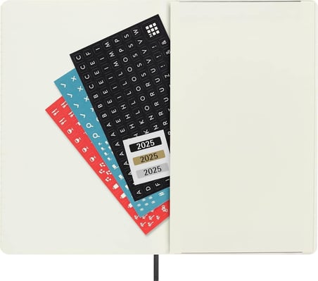 Moleskine 12 Ay Haftalık Ajanda L Boy 13x21 cm Yumuşak Kapak Siyah