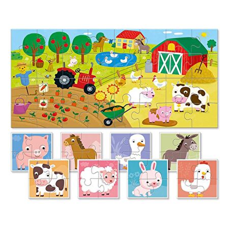 Ludattica The Farm - Baby Puzzle Collection