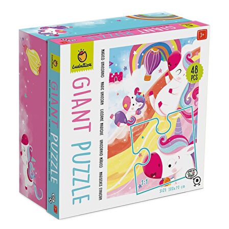 Ludattica Magic Unicorn - Giant Puzzle