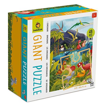 Ludattica Dinosaurs - Giant Puzzle