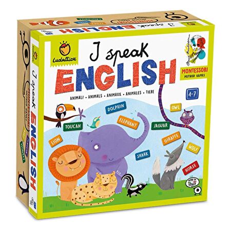 Ludattica I Speak English - Animali - Giochi Montessori