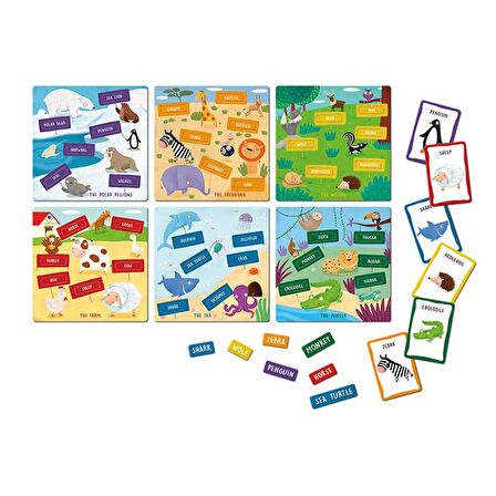 Ludattica I Speak English - Animali - Giochi Montessori