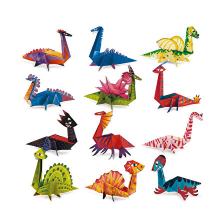 Ludattica Easy Origami - Dinosaurs