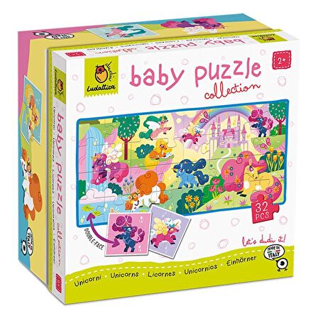 Ludattica Unicorns - Baby Puzzle Collection