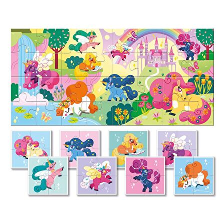 Ludattica Unicorns - Baby Puzzle Collection