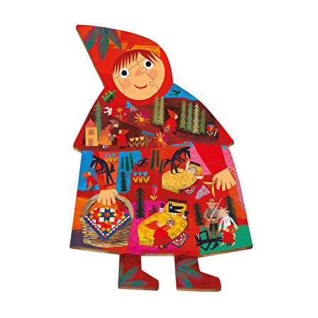 Ludattica Woody Story Puzzle - Little Red Riding Hood