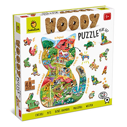 Ludattica Woody Puzzle - Pets