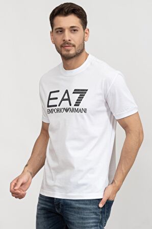 EA7 Erkek Bisiklet Yaka T-Shirt
