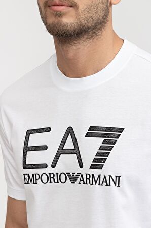 EA7 Erkek Bisiklet Yaka T-Shirt