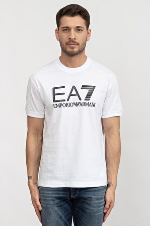 EA7 Erkek Bisiklet Yaka T-Shirt