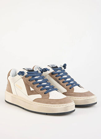 4B12 Beyaz - Bej Erkek Sneaker KYLE