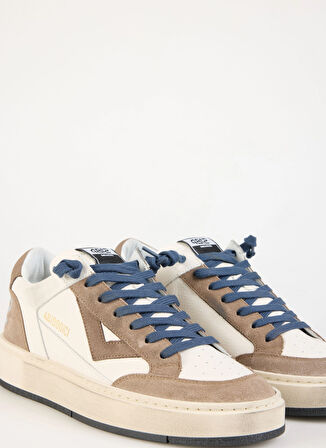 4B12 Beyaz - Bej Erkek Sneaker KYLE