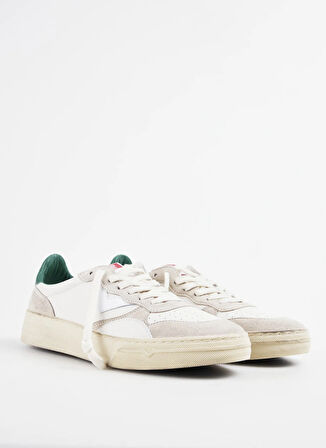 4B12 Beyaz - Yeşil Erkek Sneaker HYPER