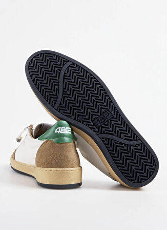 4B12 Beyaz - Bej Erkek Sneaker PLAYNEW