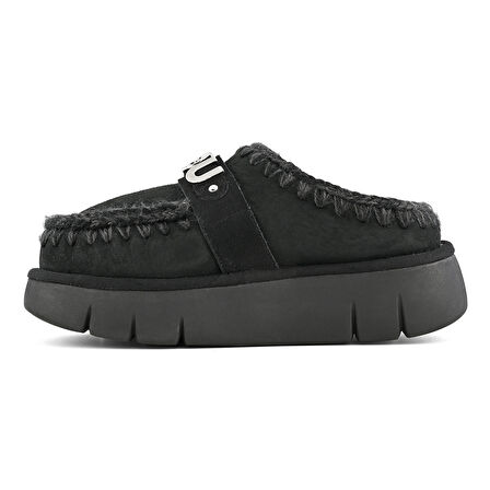 Kadın Terlik/ Panduf ( Ev ) MU.FW531001A BKBK Mou Bounce clog metal logo Black