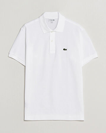 Lacoste Erkek Beyaz Klasik Fit Polo Yaka T-Shirt